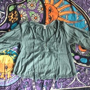 Sage Boho Blouse